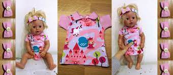 Die kleine madame hat das puppenspielen für sich entdeckt. Wie Naht Man Puppenkleidung Puppenkleid Mit Haarband Puppenkleider Nahen Puppenkleidung Puppen Kleidung Nahen