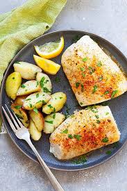 The sauce cooks in the pan right alongside the fish. Baked Cod One Of The Best Cod Recipes Rasa Malaysia