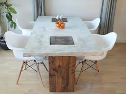 Concrete Table Island Concrete Dining Table Modern Dining Table Diy Dining Room