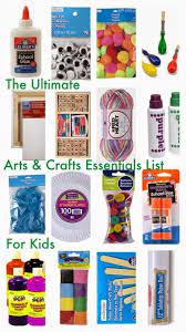 The Ultimate Arts Crafts Essentials List The Chirping Moms Arts And Crafts Supplies Toddler Crafts Art And Craft Videos