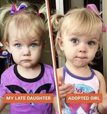 Adopting a child after losing a daughter, finding a surprising resemblance