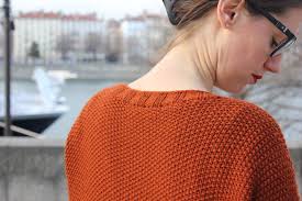 Seed stitch Sailor Cardigan