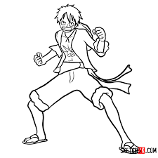 Posts must be directly related to one piece. How To Draw Monkey D Luffy Face One Piece Sketchok