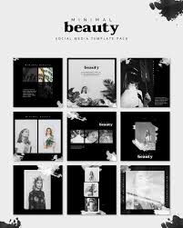 Download Social Media Post Mockup With Beauty Concept For Free In 2020 Instagram Feed Layout Instagram Template Design Social Media Post