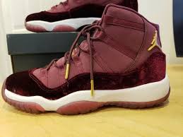 Ebay Sponsored Nike Air Jordan 23 Heiress 11 Gs Night Maroon Velvet Sz 7y 852625 650 Air Jordans Nike Air Jordan 11 Nike Air