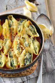 Pates Conchiglioni Farcies A La Ricotta Et Aux Epinards Recette Delicieuse Recette Conchiglioni Farci Recettes De Cuisine Cuisine