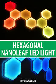 Diy Hexagonal Nanoleaf Led Light Led Lighting Diy Led Diy Led Decor