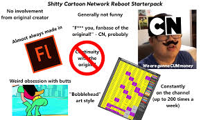 Shitty Cartoon Network Reboot Starterpack Starterpacks Btw it is not courage the cowardly dog. shitty cartoon network reboot