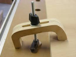 After spreading glue, set the work to be clamped on top of a scrap piece of plywood. Making A Mft Clamp Diy Wood Projects Furniture Wood Shop Projects Woodworking