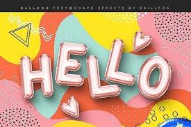 This is a free free foil balloons mock up sample from the party packaging collection set. Foil Balloon Text Effects Vol 2 24271889 Freepsdvn