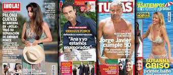 Esta semana la revista parte de la portada de esta semana y es que. Paloma Cuevas Posa Contrita En La Portada De Hola Sin Quitarse La Alianza Chic