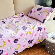 I am very tempted to buy a sailor moon bunny pattern blanket.very tempted.good investment? Amine Sailor Moon Blanket Tsukino Usagi Cosplay Props Luna Cat Flannel Blankets Girls Halloween Christmas Gift Crystal Star Wish