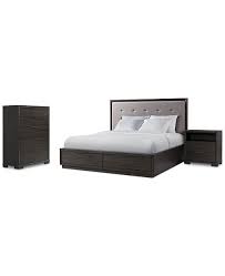 There are different types of bedroom furniture, like bedroom cupboards, chairs, and more. Furniture Morgan Storage Bedroom Furniture 3 Pc Set California King Bed Nightstand Chest Created For Macy S Reviews Furniture Macy S