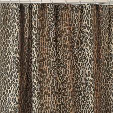 Leopard Shower Curtain Set Leopard Print Bathroom Curtains Bathroom Shower Curtain Sets