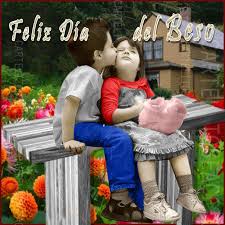 Sakura lo era todo para él: Feliz Dia Del Beso Tarjetitas Para Compartir