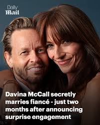 The small ceremony was attended by 'everyone special in their lives.'  Congratulations, Davina! 💍❤️