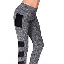 Permainan dan pemilihan warna yang tepat dapat memberikan citra. Wanita Kasual Patchwork Warna Kontras Tinggi Pinggang Panjang Yoga Semua Musim Abu Abu Celana Hitam Yoga Pants Aliexpress