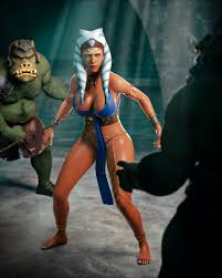 Rule 34 - 1girls 2boys 3d Ahsoka Tano Barefoot Blue Eyes Bracelet Chain  Leash Chained Cleavage Gamorrean Large Breasts Orange Skin Phloki Slave  Slave Ahsoka Slave Bikini Slave Collar Slavegirl Star Wars