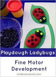 Playdough Ladybugs Childcareland Blog Playdough Insects Theme Preschool Ladybug