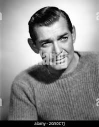 CLARK GABLE Portrait in NEVER LET ME GO 1953 director DELMER DAVES from  novel Come The Dawn by Paul Winterton producer Clarence Brown Metro Goldwyn  Mayer Stock Photo
