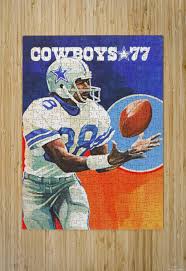 Maybe you would like to learn more about one of these? Artist Steve Harris Vintage Dallas Cowboys Retro Poster 1977 1 Row One Brand