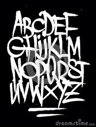Chicano lettering graffiti lettering fonts hand lettering alphabet. Hand Style Graffiti Font Alphabet Vector