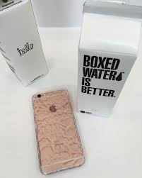Crystalline Case Rose Gold Iphone 6s Boxed Water Is Better Cute Phone Cases Boxed Water Is Better Case