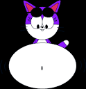 Libra-Cat's Big Belly (fixed) by DeviantArtBlockingAg on DeviantArt
