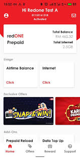 Red one 1app is a mobile application that allows all red one postpaid subscribers to access and manage their account anywhere and anytime. Redone Prepaid For Android Apk Download