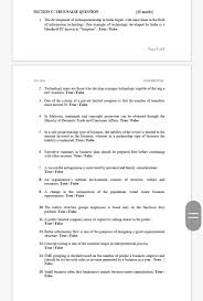 The box is the logic of an industry, business or product. Solved Section C True False Question 15 Marks 1 The D Chegg Com