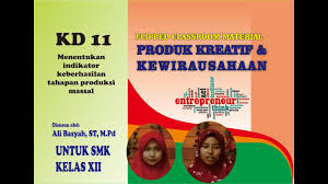 Adapun komponen filenya terdiri dari beberapa file diantaranta adalah: Produk Kreatif Dan Kewirausahaan 11 Kelas Xii Smk Youtube