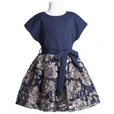 Imoga Navy Dress 4 14 Zero 20 Kids Tops For Leggings Pink Print Dress Formal Wear Dresses