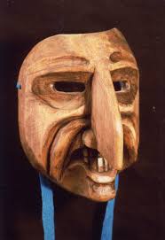 Huancón contemporaneo. Mito Junin. Máscaras del Perú. Colección fotográfica  del Museo Virtual Ayllumedia de Arte popular Anndino.Fuente: Colección  Pedro Gonzales , Junin. Investigación sobre Teatro Andino y Fotos: . Herbert  Salas