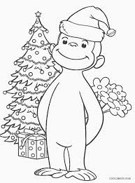 Download or print this amazing coloring page: Free Printable Curious George Coloring Pages For Kids