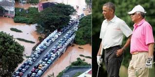 Rakan jurufoto saya ikhwan hashim sebelum banjir menjadi besar telah berada di kelantan menyertai program masuk u. Malaysia Dikepung Banjir Pm Najib Malah Main Golf Dengan Obama Merdeka Com