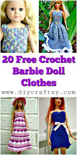 Free printable crochet doll clothes patterns for 18 inch dolls. Crochet Barbie Doll Clothes Patterns Novocom Top