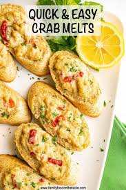 We did not find results for: Crab Melts Appetizer Family Food On The Table