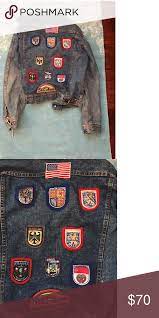 Patched Jacket Vintage Patches Jean Jacket Patches Patches Jacket