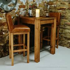 4.5 out of 5 stars. Lumber Plank Bar Table Leather Stools Set From Curiosity Interiors