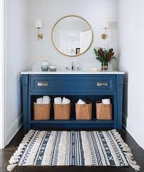 View interior and exterior paint colors and color. Home Bunch On Instagram This Is One Beautiful Blue Vanity Paint Color Is Benjamin Moore Hc 155 Ne Modern Bathroom Vanity Blue Vanity Bathroom Vanity Decor
