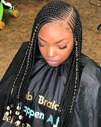 Image May Contain 2 People Closeup African Braids Hairstyles Braided Hairstyles Box Braids Hairstyles