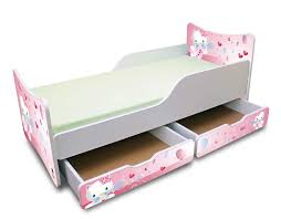 Twin 3pcs size 1 piece duvet cover: Best For Kids Kinderbett Bett 3 Designs 2 Sschubladen Cars Kitty Fussball 90x200 Ebay