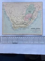 Cape of good hope and cape agulhas of south africa are two notable capes in the country and can be observed on the map above. 1909 Victorian Map Africa Transvaal Orange River Colony Natal Etc 44 00 Picclick Uk