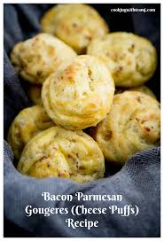 Bacon Parmesan Gougere Cheese Puffs Recipe Recipe Recipes Puff Recipe Cheese Puffs Recipe