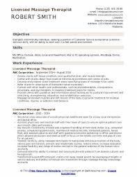 Licensed Massage Therapist Resume Samples Qwikresume