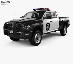 Dodge Ram Crew Cab Police With Hq Interior 2016 3d Model From Hum3d Com Dodge Ram Crew Cab Police Cars Police