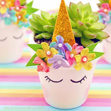 Coffee bag pots are fantastic for many reasons. Unicorn Planter Magical Diy Succulent Plant Pot Idea Easy Peasy And Fun