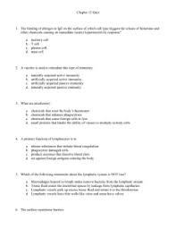Immune System Quiz