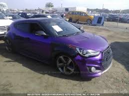 2015 hyundai veloster prices are very reasonable. Hyundai Veloster Turbo 2015 Purple 1 6l Vin Kmhtc6ae8fu223336 Free Car History