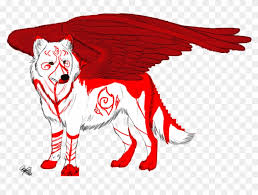 A collection of the top 56 anime wolf wallpapers and backgrounds available for download for free. White Wolf Clipart Red Wolf White Wolf Anime Red Free Transparent Png Clipart Images Download